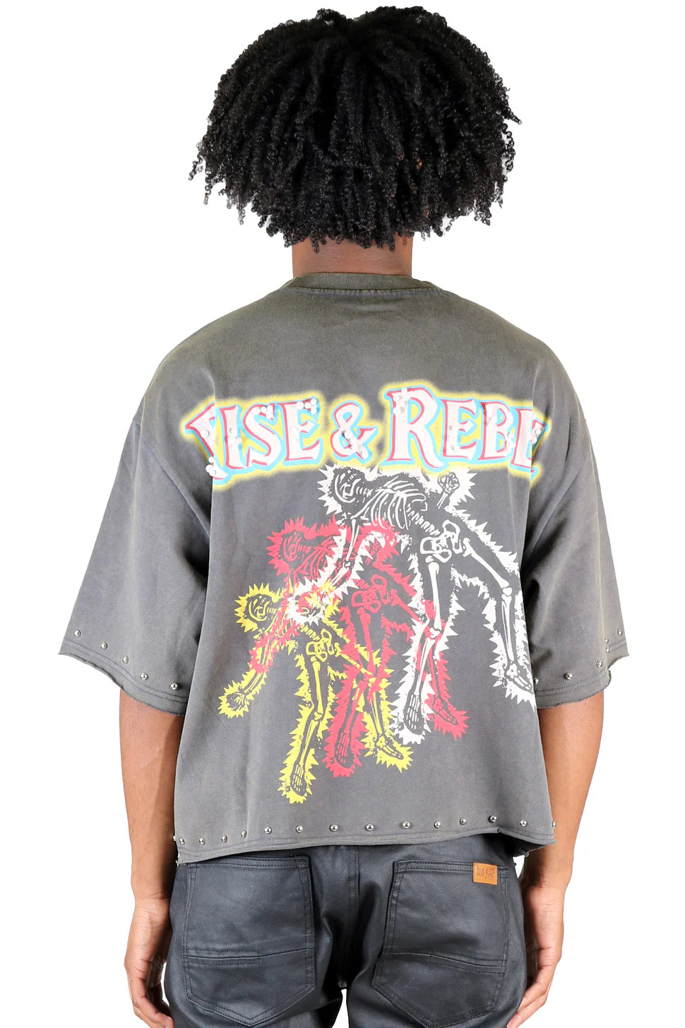 KLEEP S/N Jersey 3/4 Sleeve Crop Top Tee