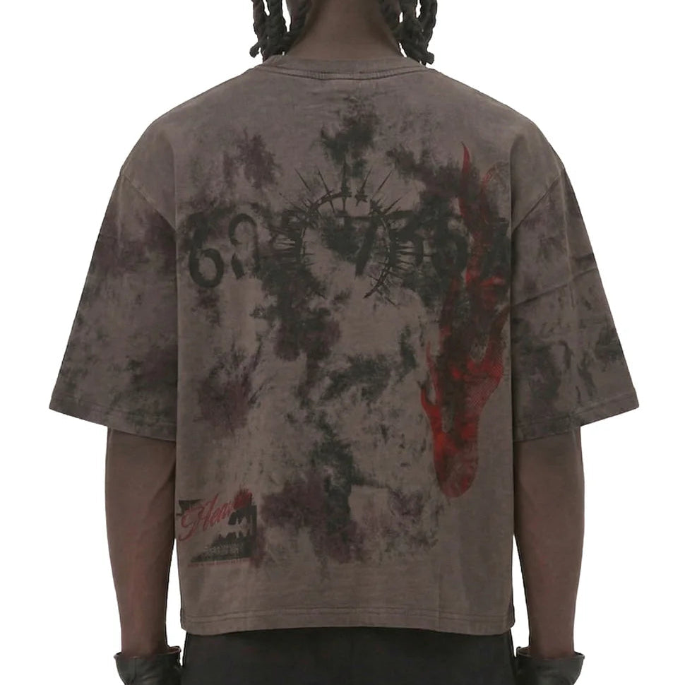 STORM88 Washed 100% Cotton S/N Jersey 3/4 Sleeve Tee