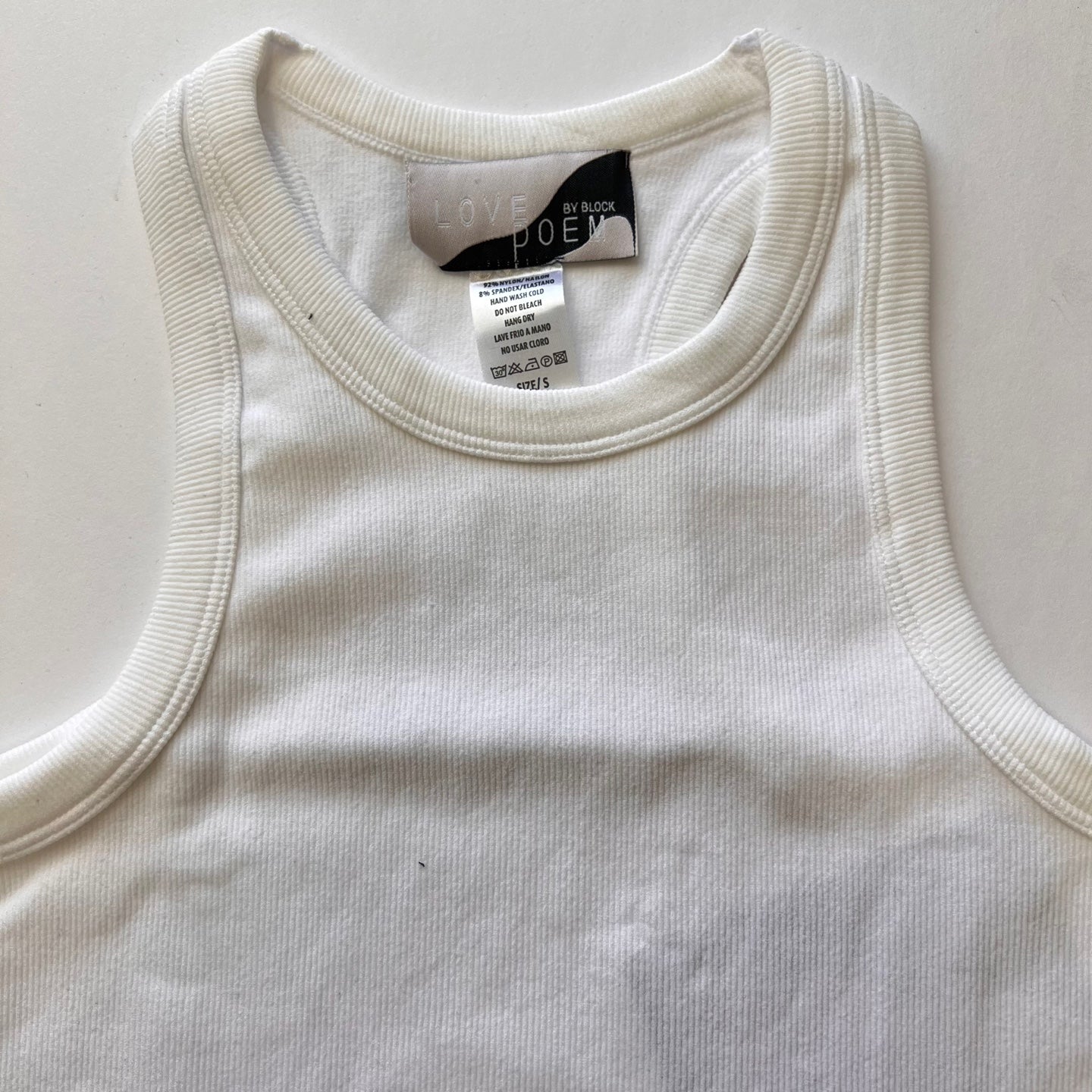 LOVEPOEM Women's Seamless Tibbed Wide Band Crop Top – K MOMO