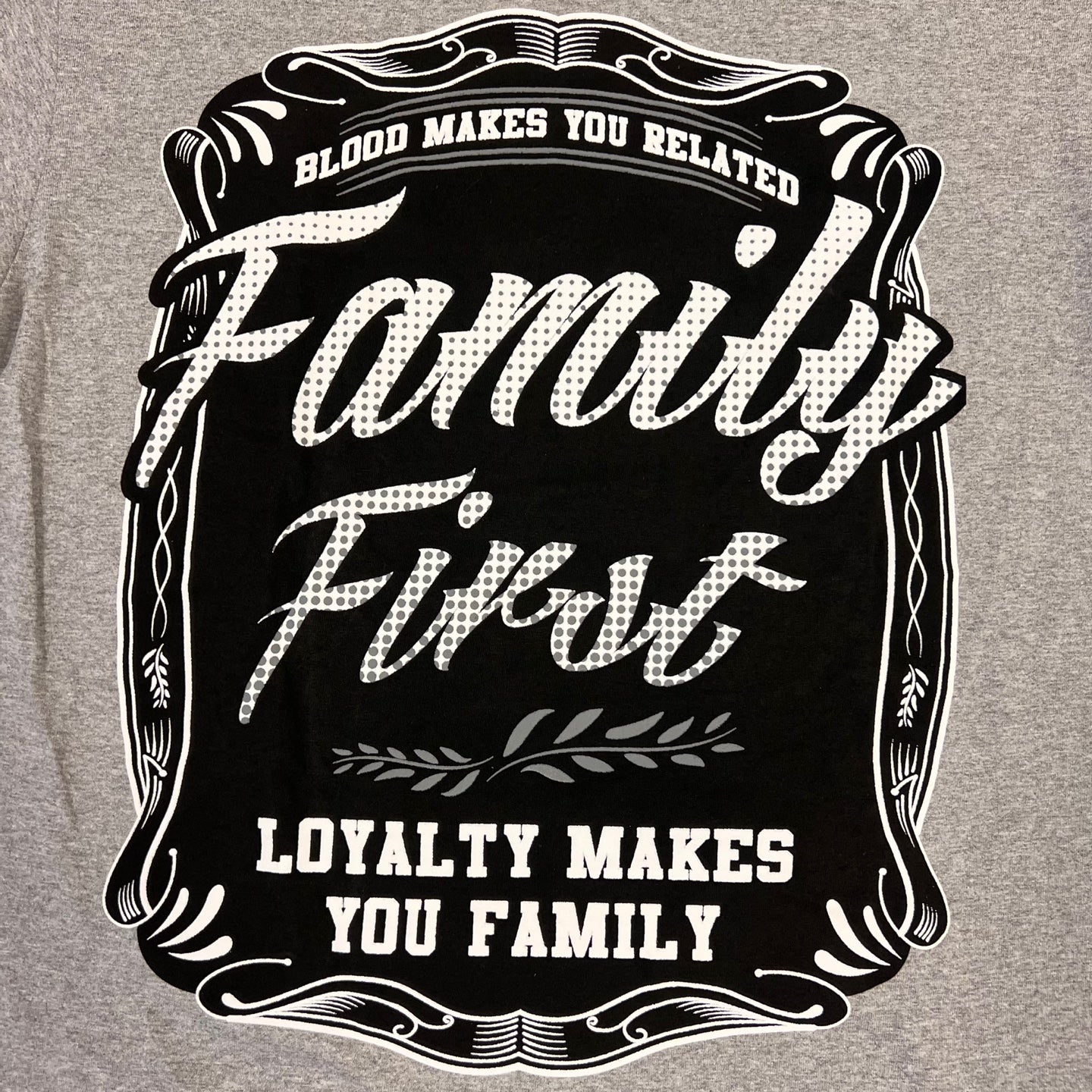 BILLIONAIRE Family First Graphic T-Shirt