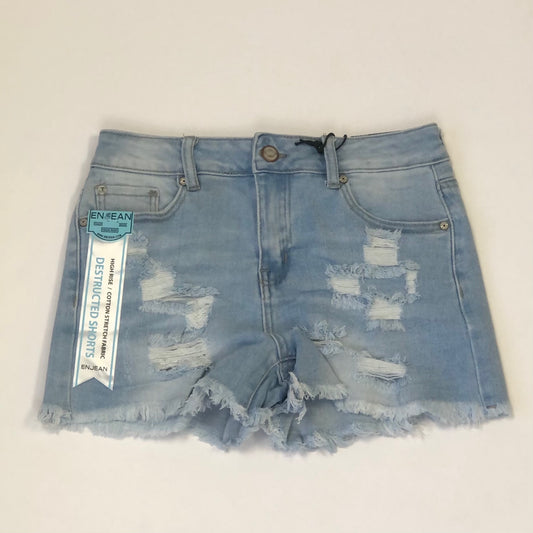 Woman Ripped Denim Short