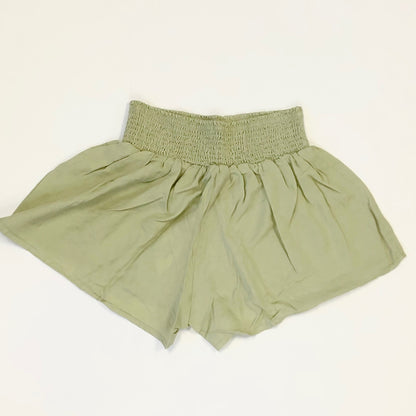 Women Casual Ruffle Smocked Shorts