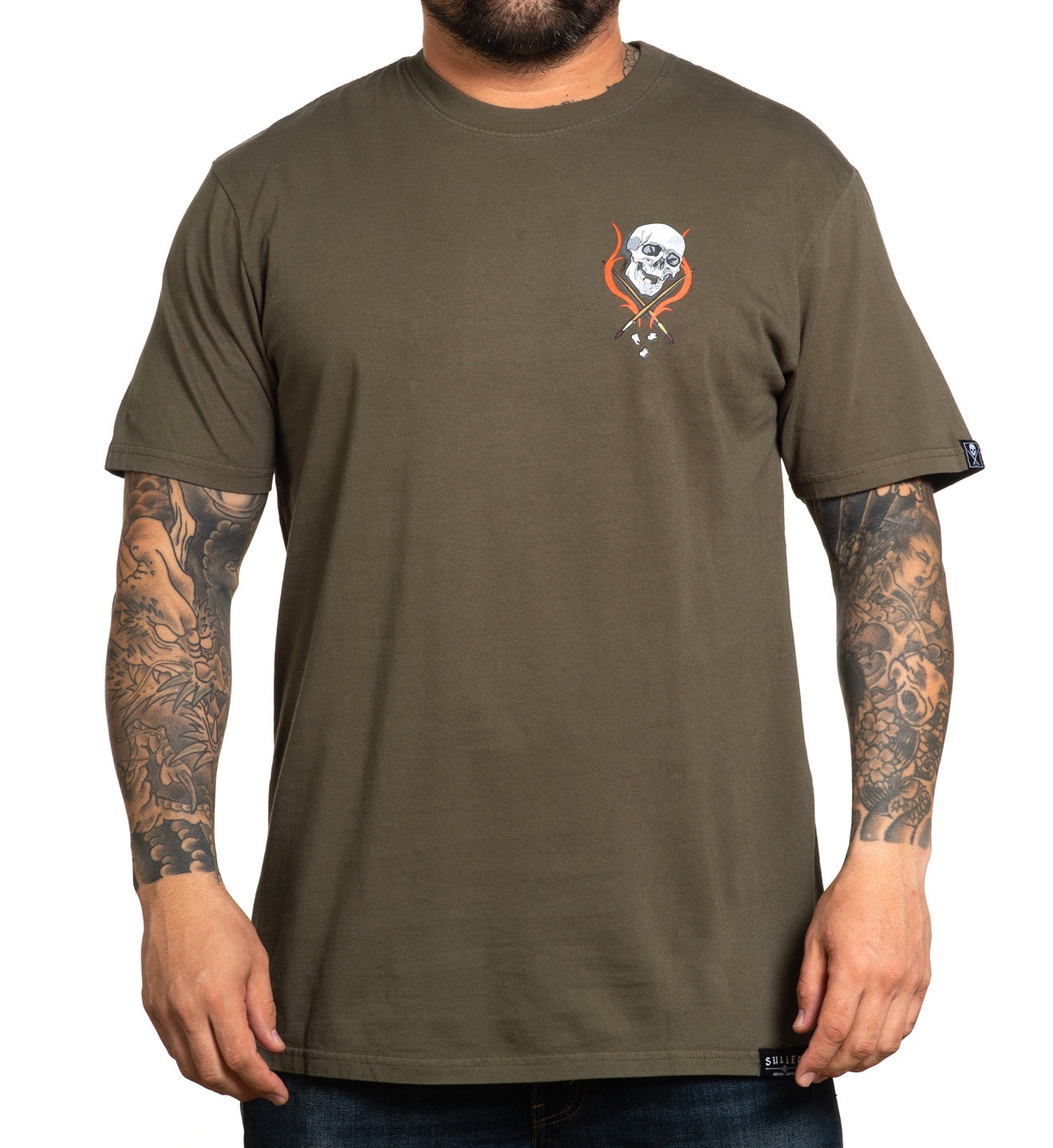 SULLEN Eagle Flame Men Graphic T-Shirt