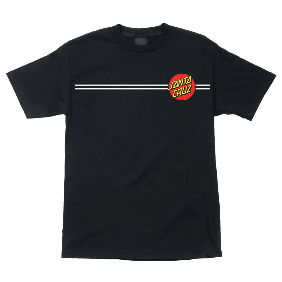 SANTA CRUZ Classic Dot Graphic T-Shirt - Black