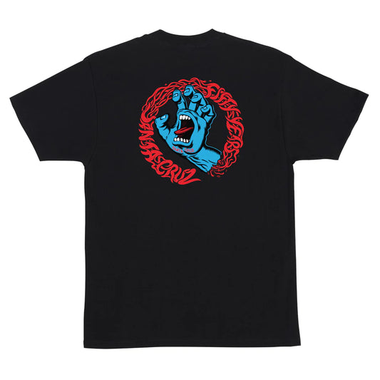 SANTA CRUZ Screaming 50 Graphic T-Shirt - Black