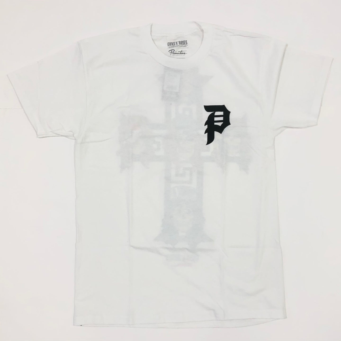PRIMITIVE x Guns N' Roses Cross Graphic T-Shirt - White