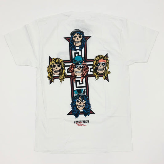 PRIMITIVE x Guns N' Roses Cross Graphic T-Shirt - White