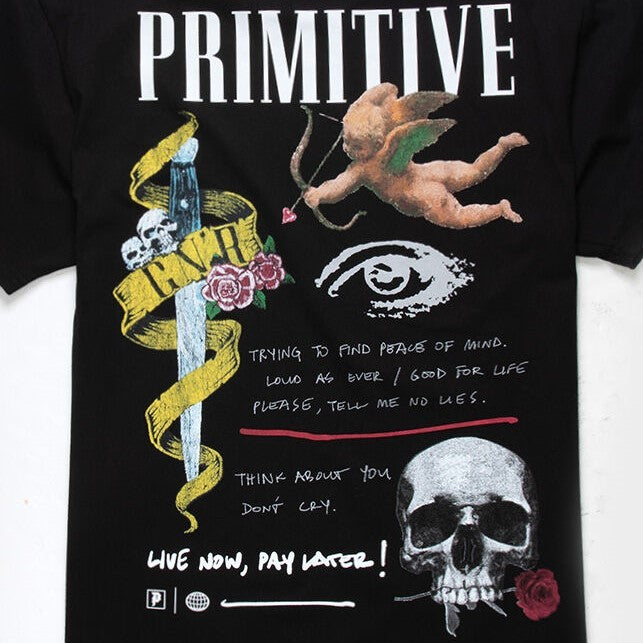 PRIMITIVE x Guns N' Roses Don't Cry Graphic T-Shirt - Black