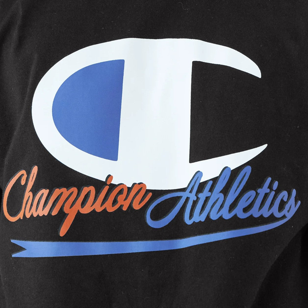 Champion Classic Athletics Logo Graphic T-Shirt - Black