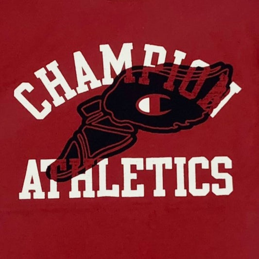 Champion Classic Winged Foot Logo Graphic T-Shirt - Red