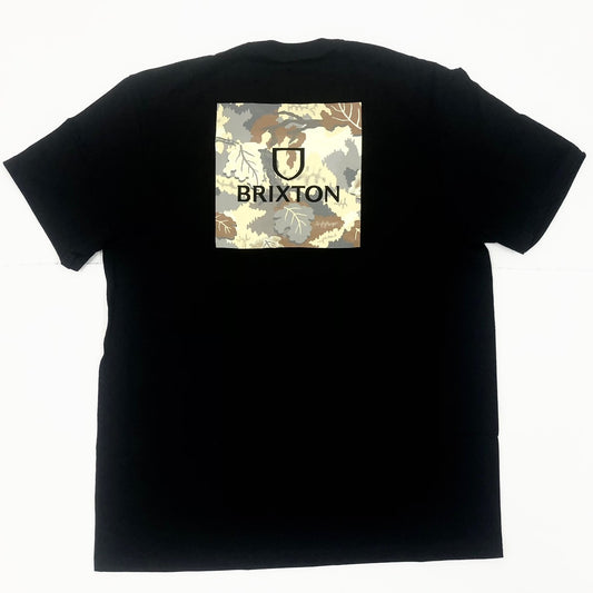 BRIXTON Alpha Square S/S Standard T-Shirt - Black Combo