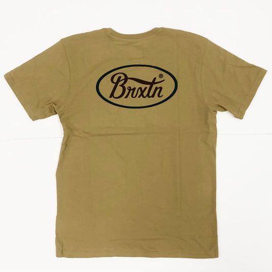 BRIXTON Parsons S/S Tailored T-Shirt - Mustard