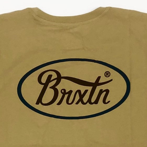 BRIXTON Parsons S/S Tailored T-Shirt - Mustard