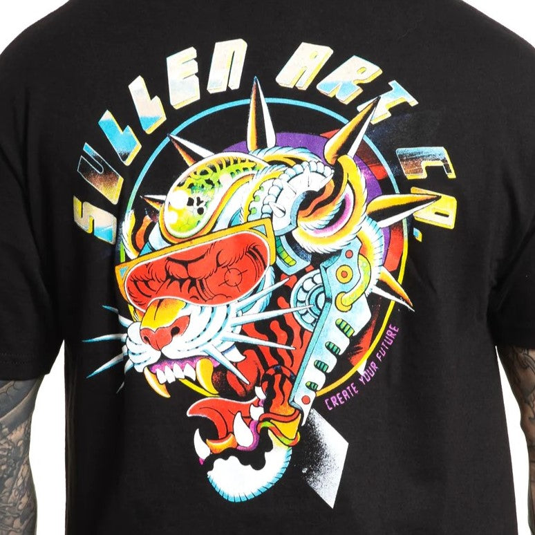 SULLEN Space Cat Men Graphic T-Shirt