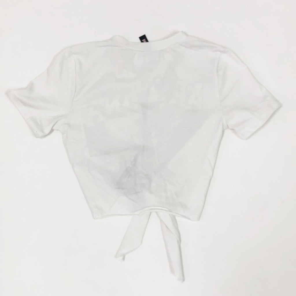 Women's Arizona Tie Front Graphic Crop Shirt