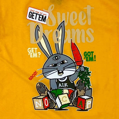 3FORTY Get Em Sweet Dreams Kid Graphic T-Shirt - Gold