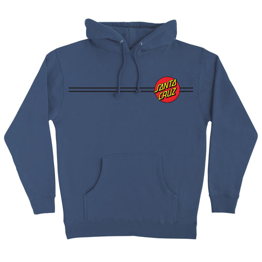 Santa Cruz Classic Dot Pullover Hoodie Sweatshirt - Storm Blue