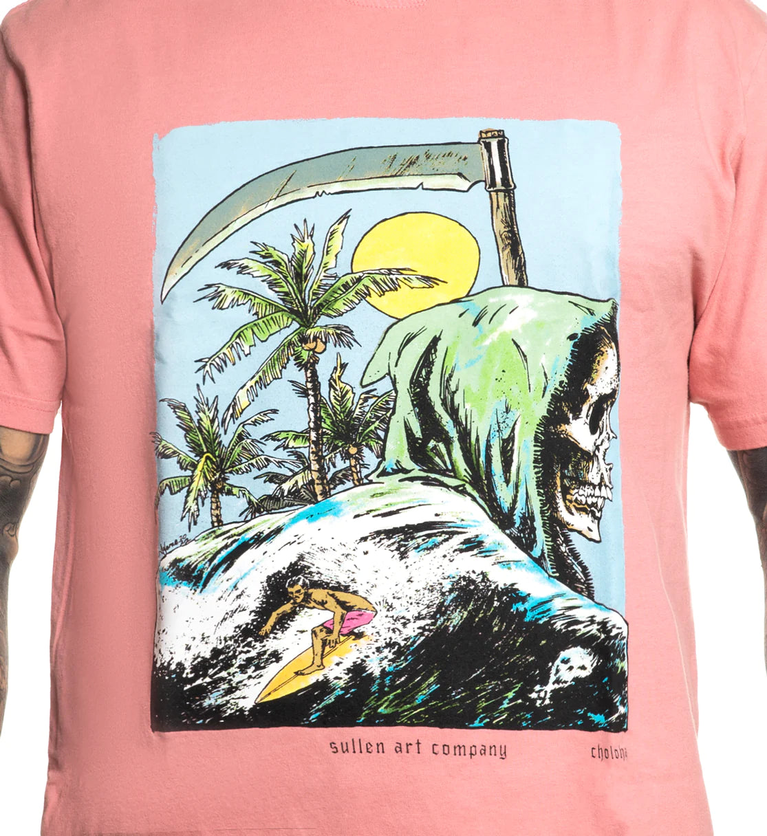 SULLEN Death Crop Graphic T-Shirt