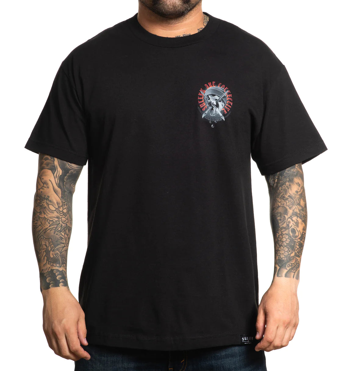 SULLEN Skull And Brushes Graphic T-Shirt