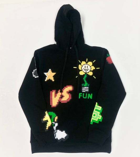 REBEL MINDS Fun Forever Graphic Pullover Hoodie