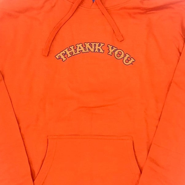 THANK YOU Roll Up Graphic Pullover Hoodie