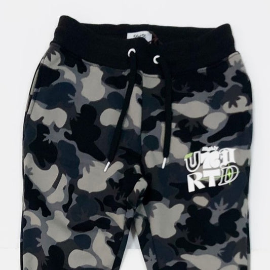 HIGHLY UNDRTD Camo Stack Pants