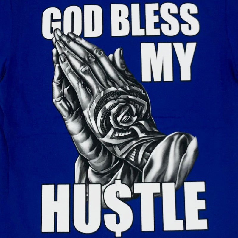 BILLIONAIRE God Bless My Hustle Graphic T-Shirt