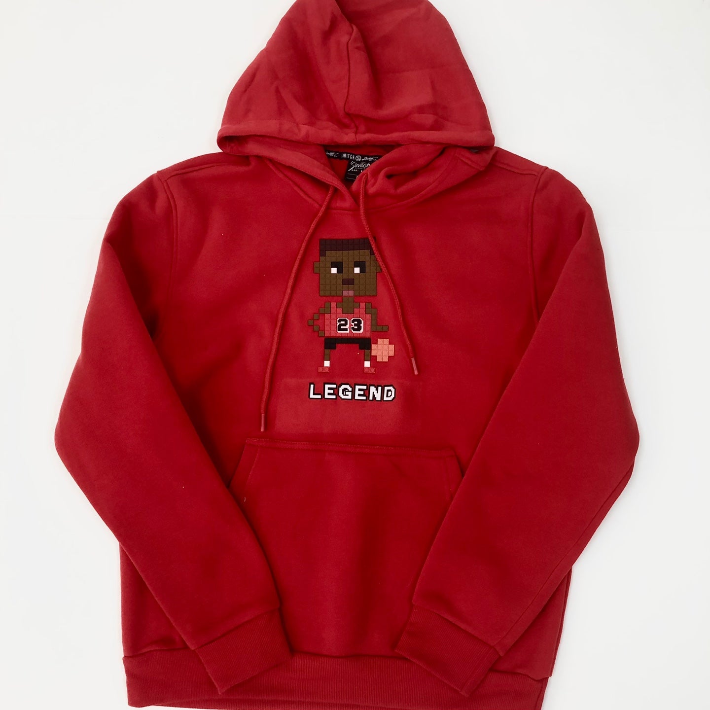 Legend Mens Graphic Pullover Hoody - Red