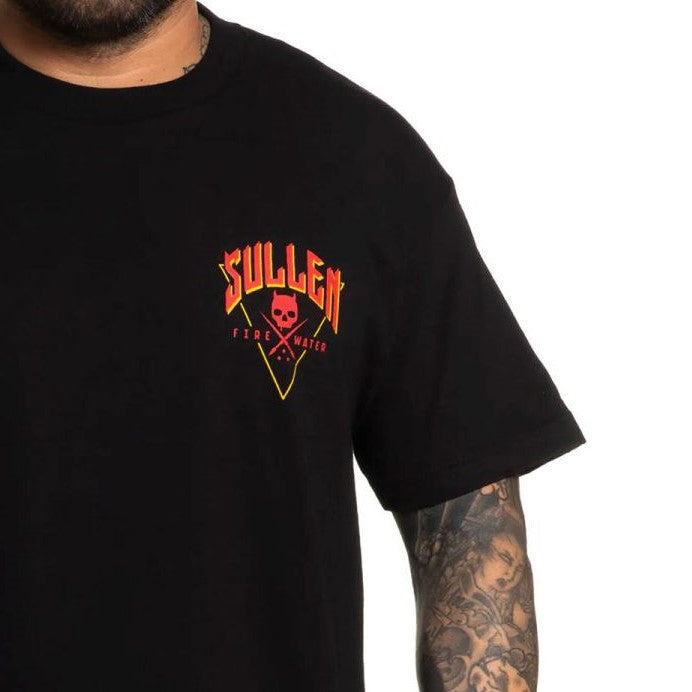 SULLEN Men's Fire Water Premium Short Sleeve T Shirt