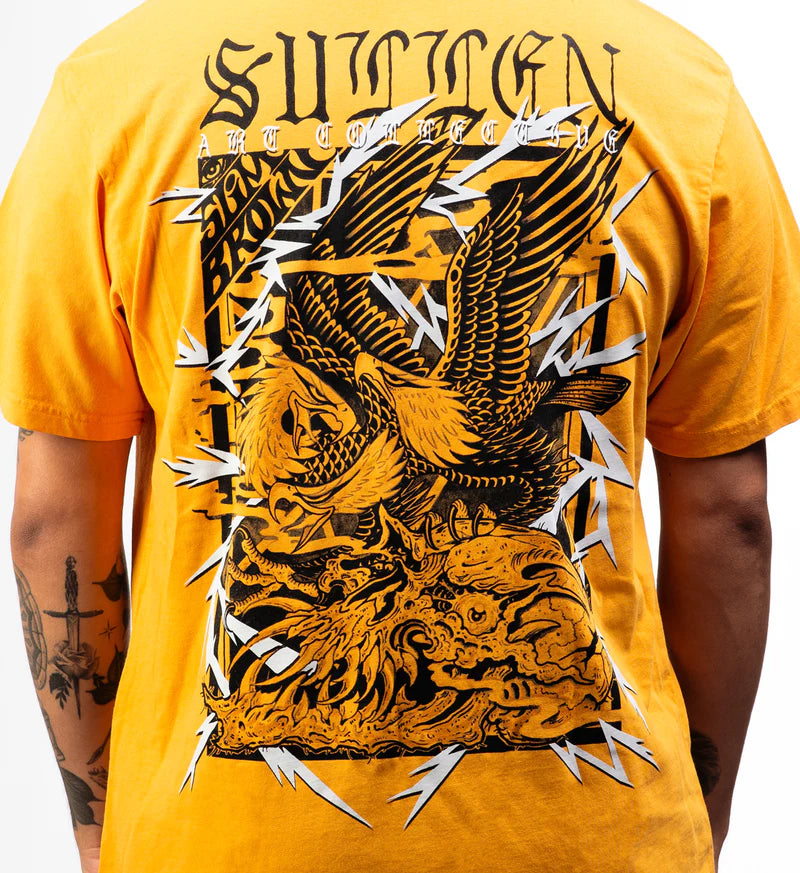 SULLEN 3 Headed Eagle Premium Graphic T-Shirt