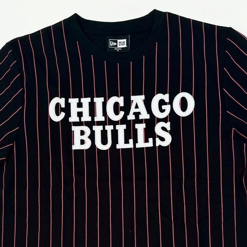 NEW ERA NBA Chicago Bulls Pinstripe Graphic T-Shirt