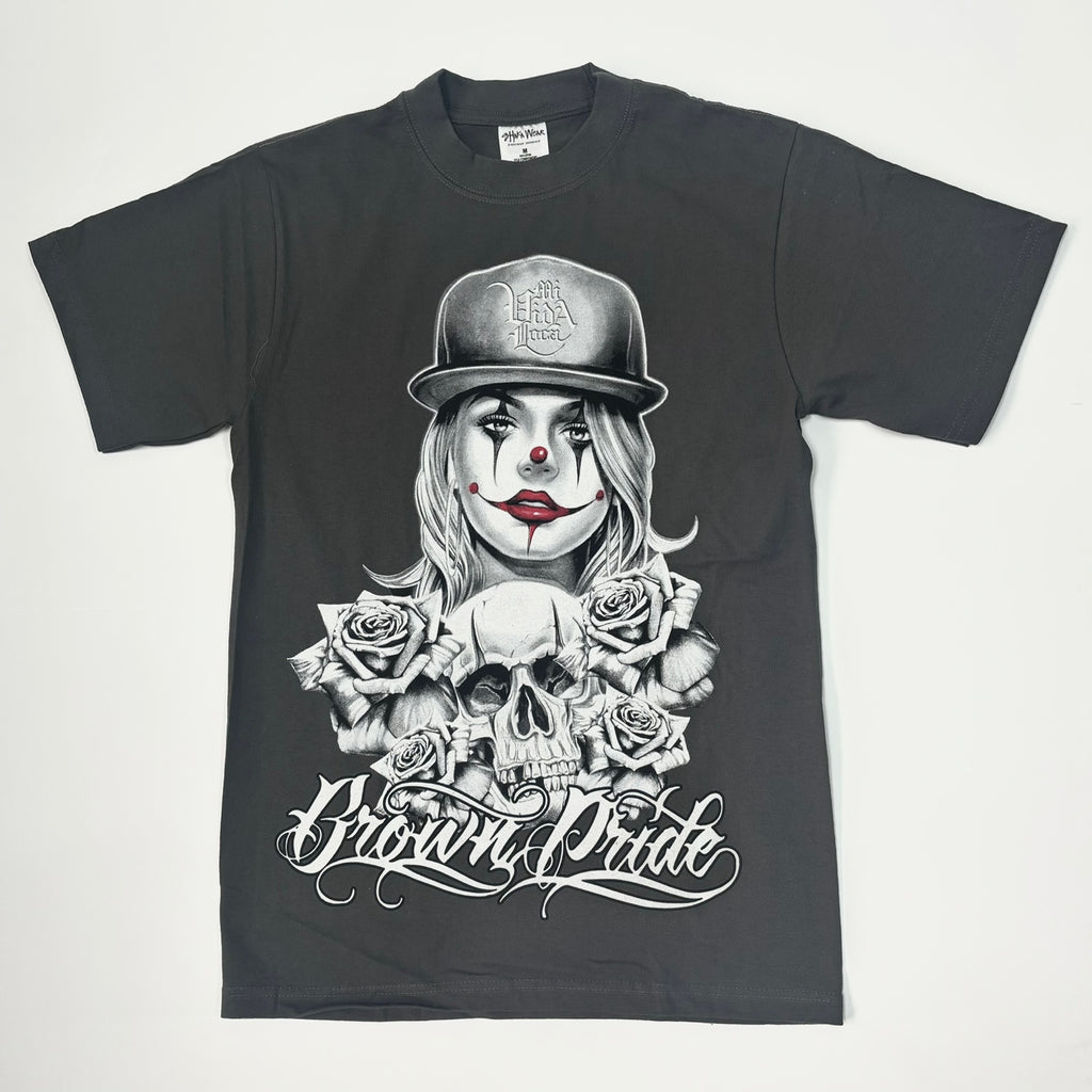 REAL STREET Brown Pride Heavyweight Graphic T-shirt