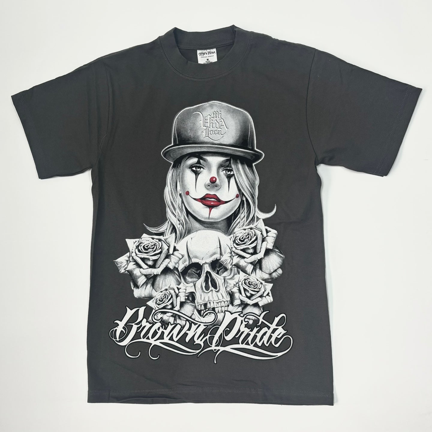 REAL STREET Brown Pride Heavyweight Graphic T-shirt