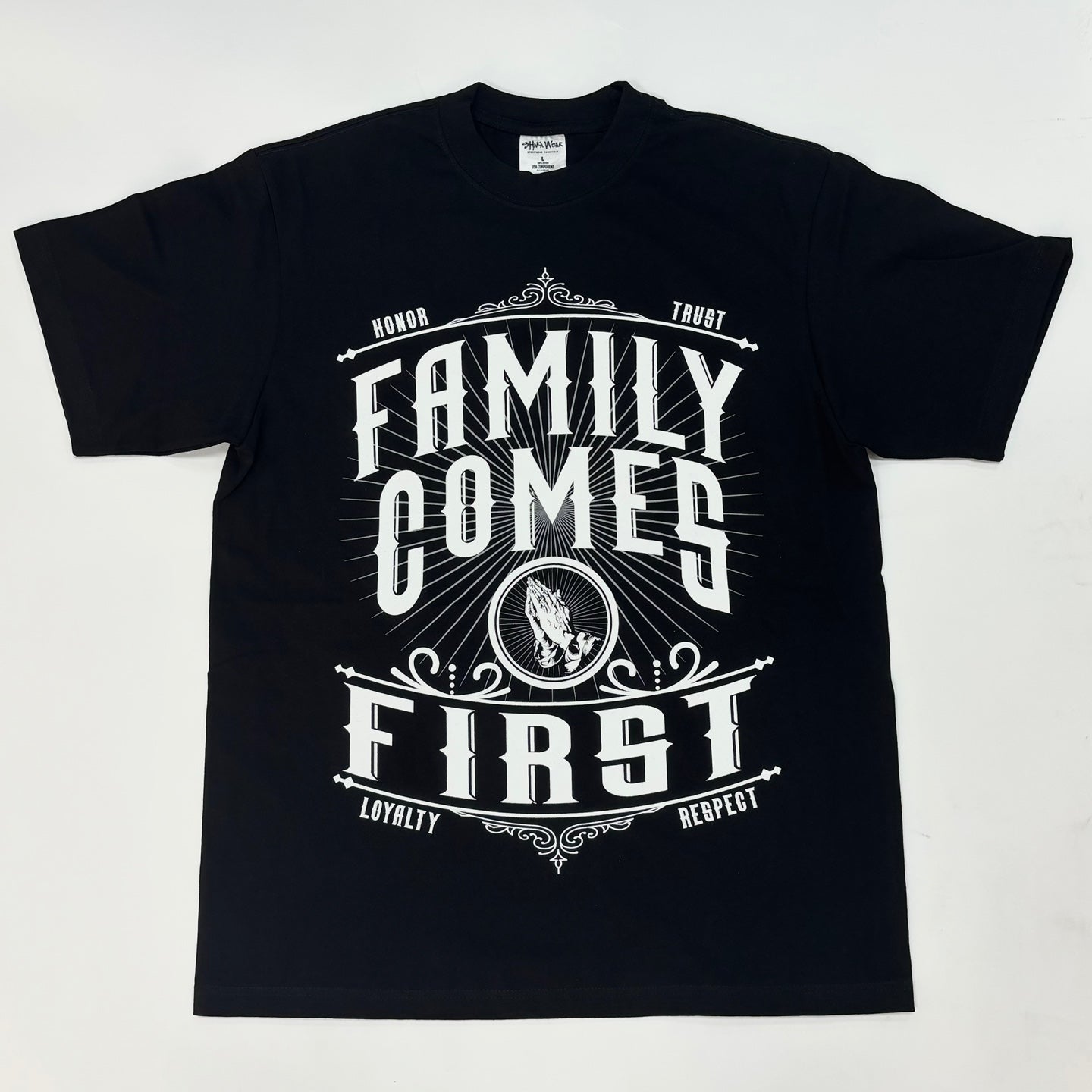 BILLIONAIRE Family Comes First Heavyweight Graphic T-shirt