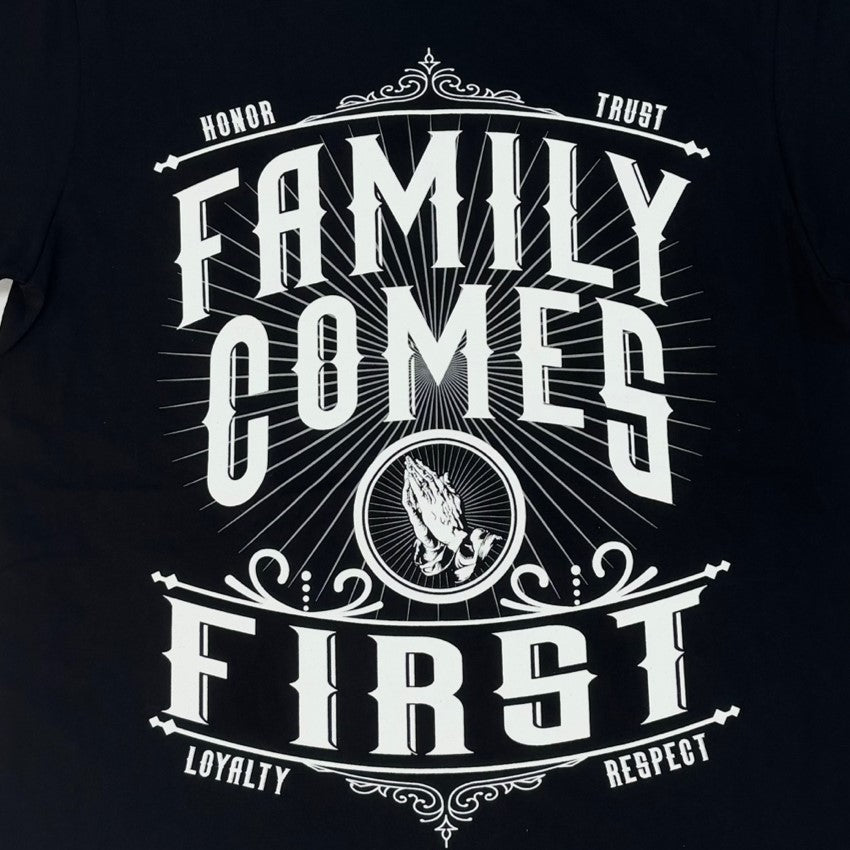 BILLIONAIRE Family Comes First Heavyweight Graphic T-shirt