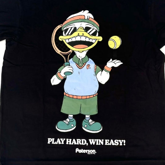 PATERSON Play Hard Win Easy Graphic T-shirt - Black