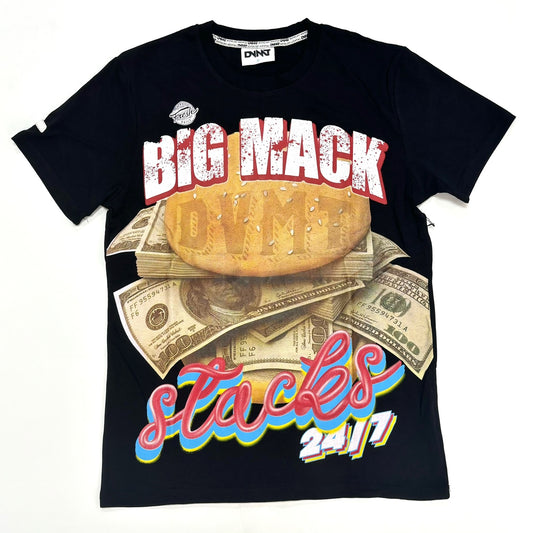 DVMT Big Mack Stacks Graphic T-shirt - Black