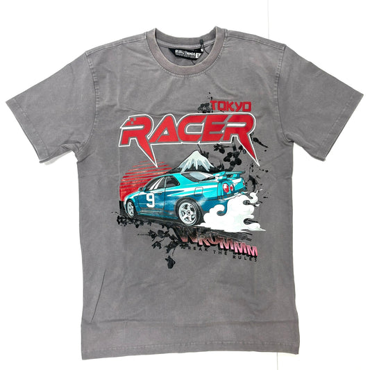 REBEL MINDS Tokyo Racer Graphic T-shirt