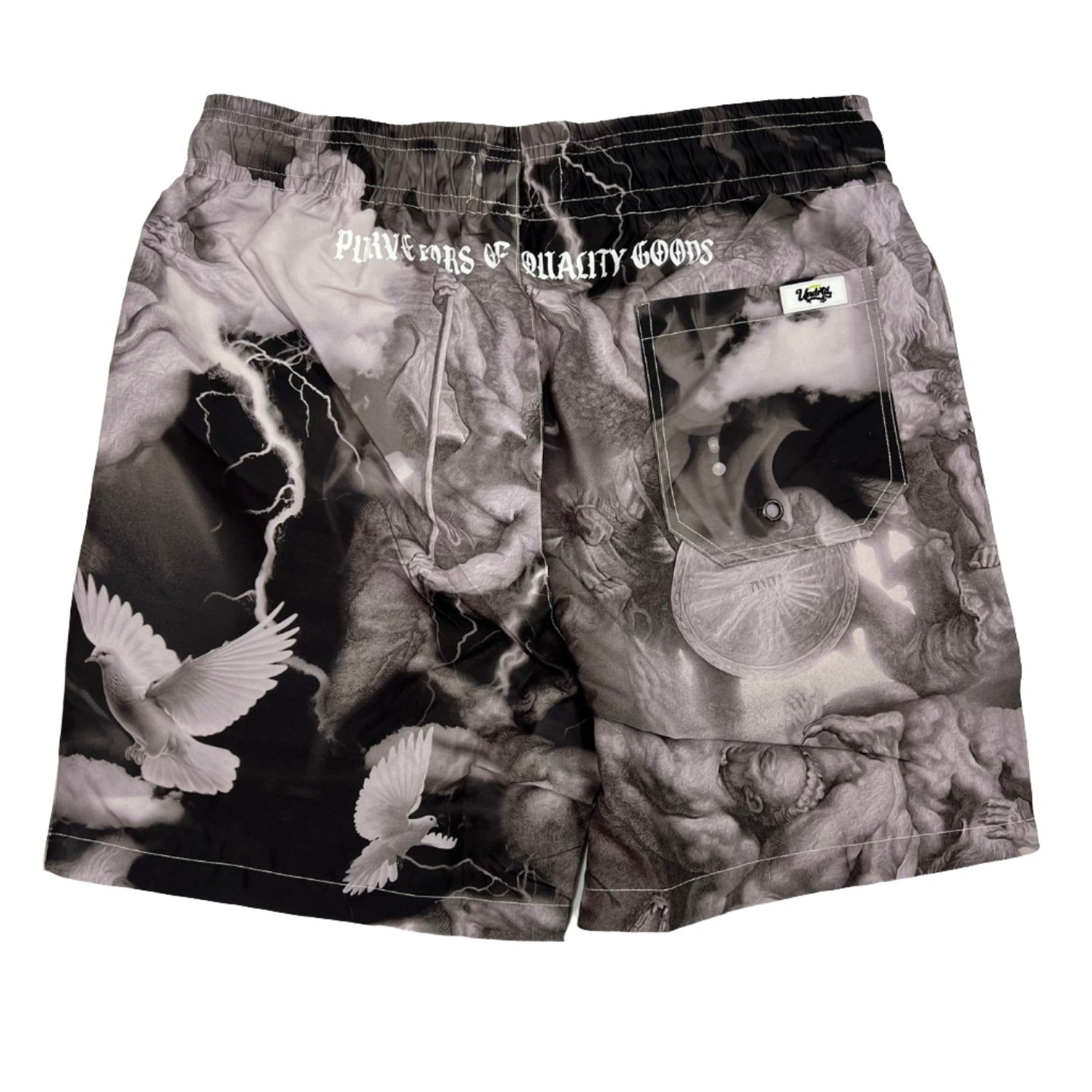 HIGHLY UNDRTD Good Vs Evil Graphic Short - Black