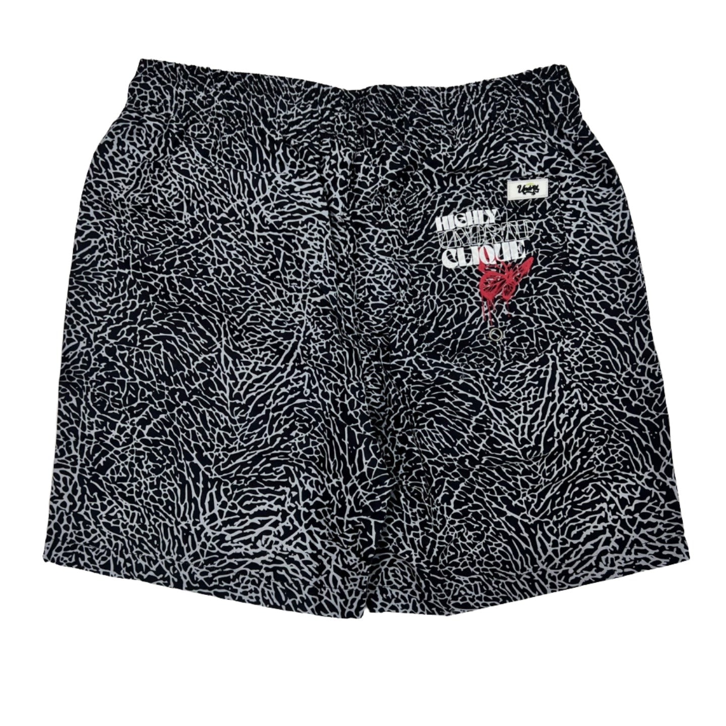 HIGHLY UNDRTD CLIQUE Graphic Short