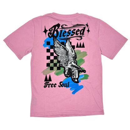 REBEL MINDS Blessed Kid Graphic T-Shirt