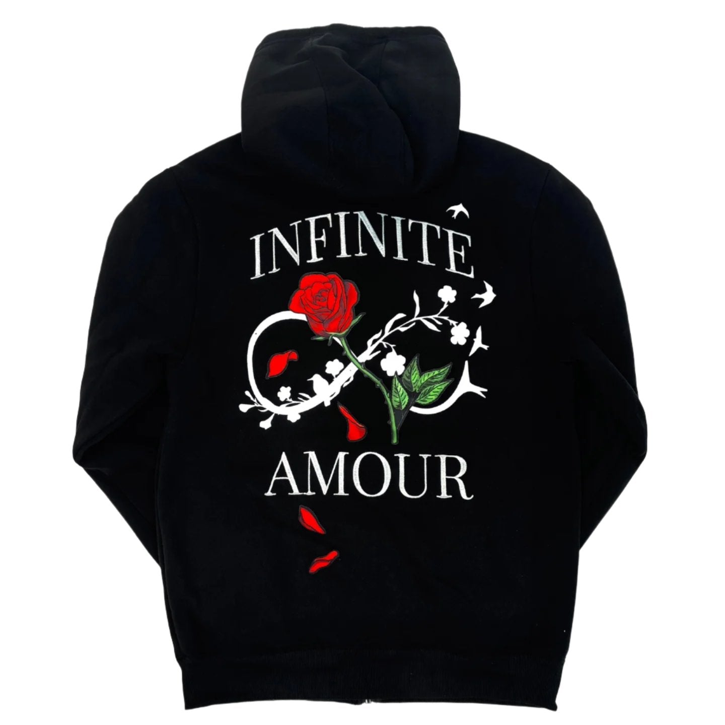 REBEL MINDS Infinite Amour Graphic Zip up Hoodie K MOMO