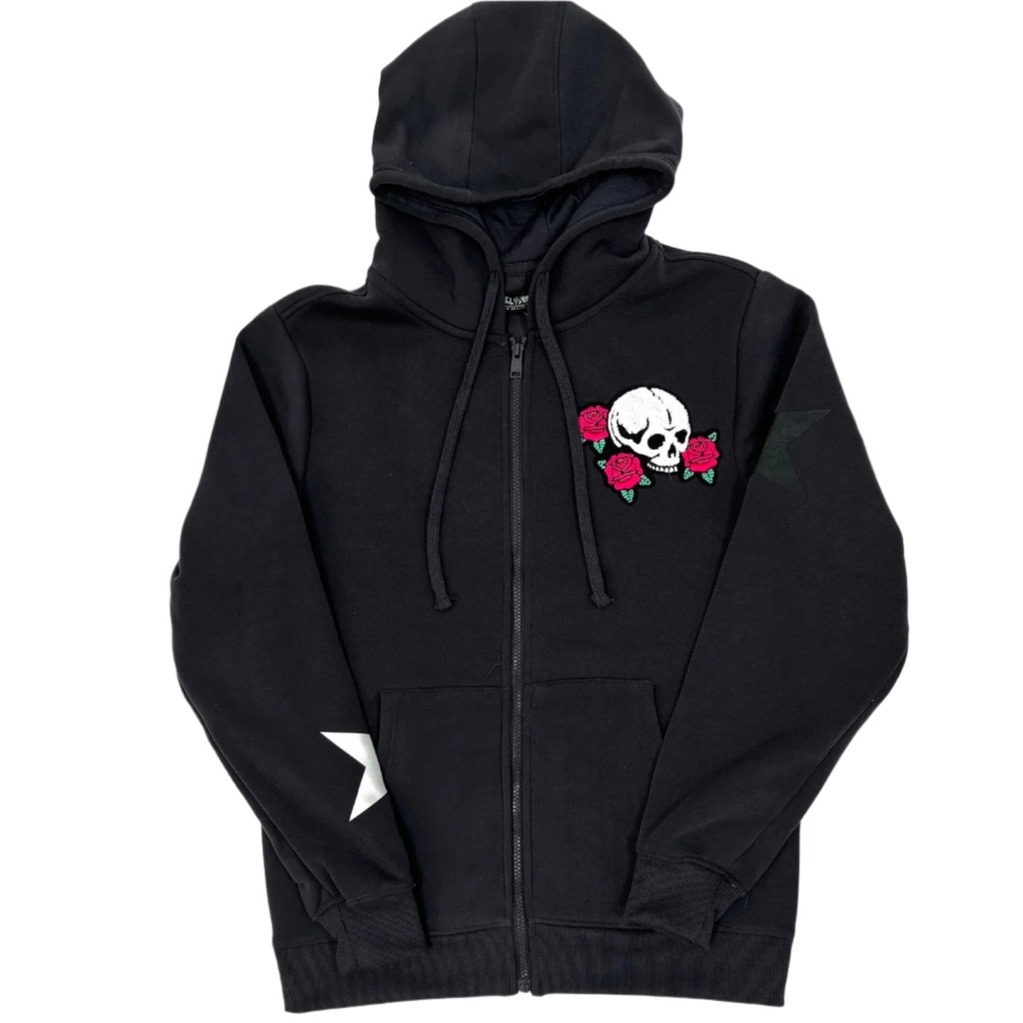 REBEL MINDS Peace of Mind Graphic Zip-up Hoodie
