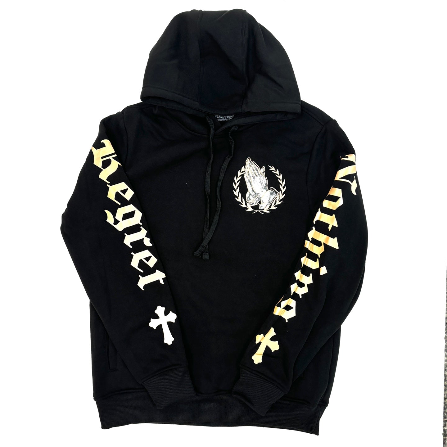 REBEL MINDS Regret Nothing Graphic Hoodie