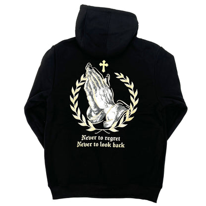 REBEL MINDS Regret Nothing Graphic Hoodie