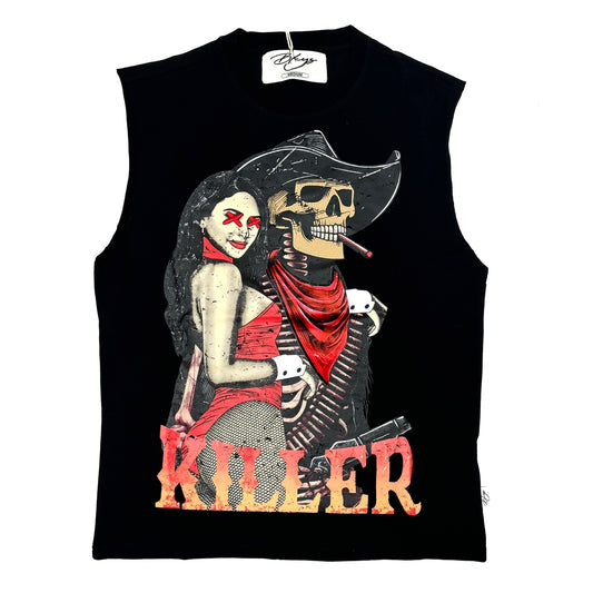 BKYS Killer Graphic Sleeveless T-Shirt