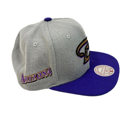 MITCHELL & NESS Arizona Diamondbacks Melt Stitch Snapback Hats