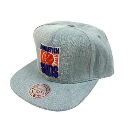 MITCHELL & NESS Phoenix Suns Denim Stitcher Snapback Hats