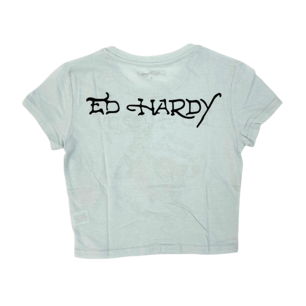 ED HARDY Women Once Wounded Baby Tee