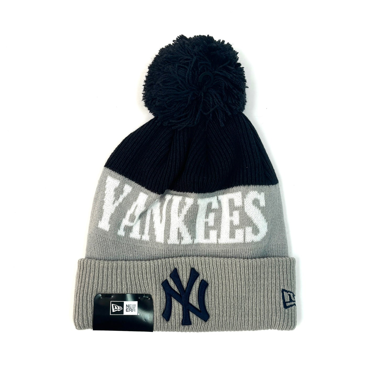 NEW ERA New York Yankees Shaded Pom Knit Beanie